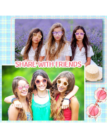 Gafas de Sol para Niños Zhengmy - 9 Pares Estilos Lindos