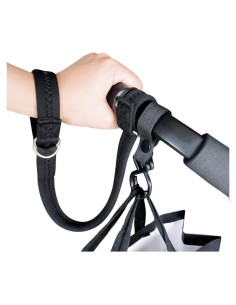 Correa de Seguridad para Silla de Paseo Bebé y Perro - Negro