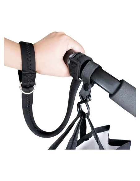 Correa de Seguridad para Silla de Paseo Bebé y Perro - Negro