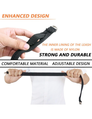 Correa de Seguridad para Silla de Paseo Bebé y Perro - Negro