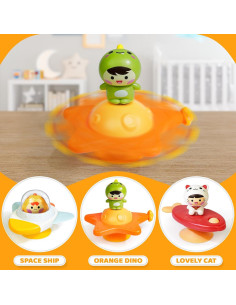 Juguetes de Spinner con Ventosa BEESTECH para Niños 1-3 Años 2