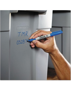 Marcadores Permanentes Sharpie Negros Punta Fina 5 Unidades 2