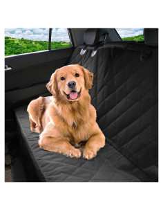 Cubierta de Asiento para Perros Pet Magasin Negra 137x147cm