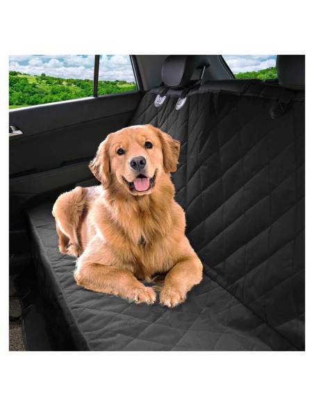Cubierta de Asiento para Perros Pet Magasin Negra 137x147cm