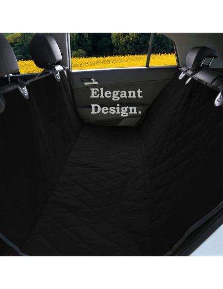 Cubierta de Asiento para Perros Pet Magasin Negra 137x147cm