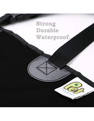 Cubierta de Asiento para Perros Pet Magasin Negra 137x147cm