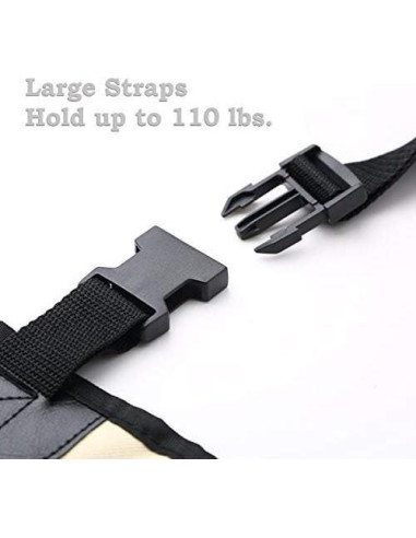 Cubierta de Asiento para Perros Pet Magasin Negra 137x147cm