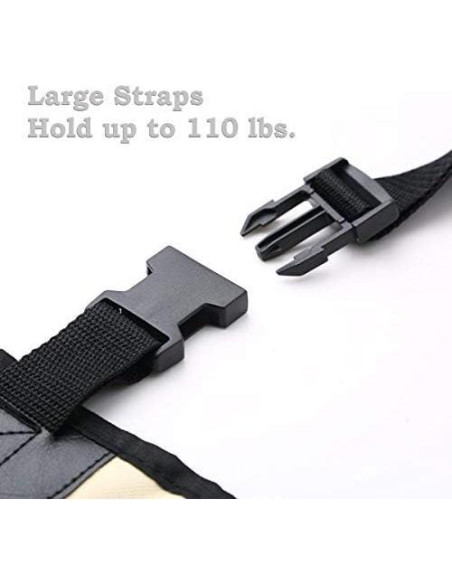 Cubierta de Asiento para Perros Pet Magasin Negra 137x147cm