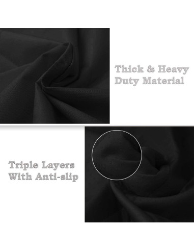 Cubierta de Asiento para Perros Pet Magasin Negra 137x147cm