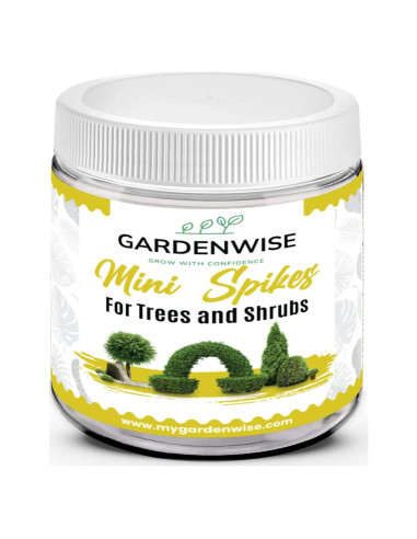 Mini Picos de Fertilizante GardenWise - 11 Tabletas, 18-24 Meses