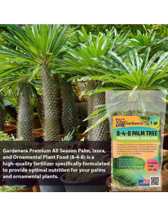 Fertilizante Gardenera 8-4-8 para Palmeras y Plantas Ornamentales 2.82kg 2