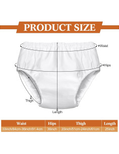 Pañal de natación reutilizable Amylove Mediano Blanco 2