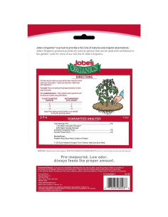 Fertilizante Orgánico Jobe's para Verduras y Tomates 2-7-4 2