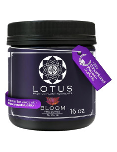 Nutrientes Hidropónicos Lotus 453.6g - Fertilizante para Floración