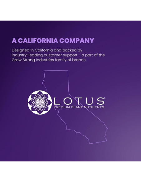 Nutrientes Hidropónicos Lotus 453.6g - Fertilizante para Floración