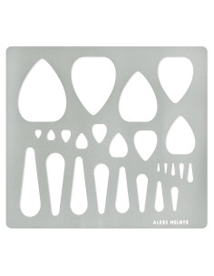 Plantilla de Metal para Joyería DIY Aleks Melnyk 204x185mm