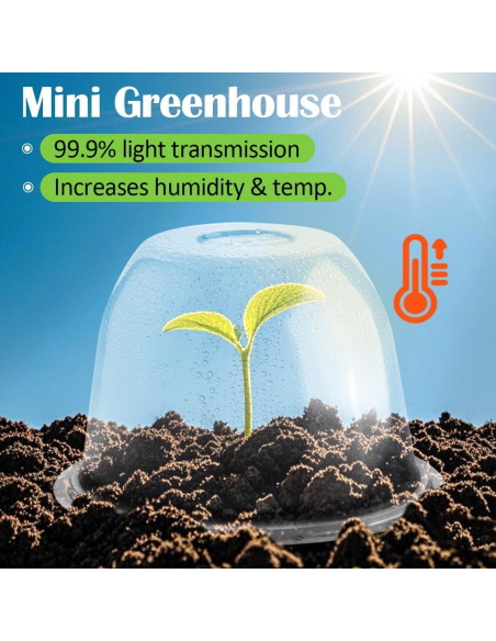 Cloche de Jardín RooTrimmer 5-Pack 25.4 cm D x 17 cm H