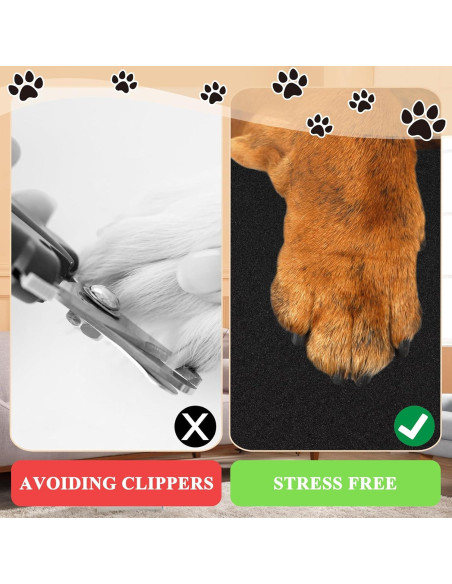 9 Piezas Lima de Uñas Autoadhesiva para Perros Niuohoy