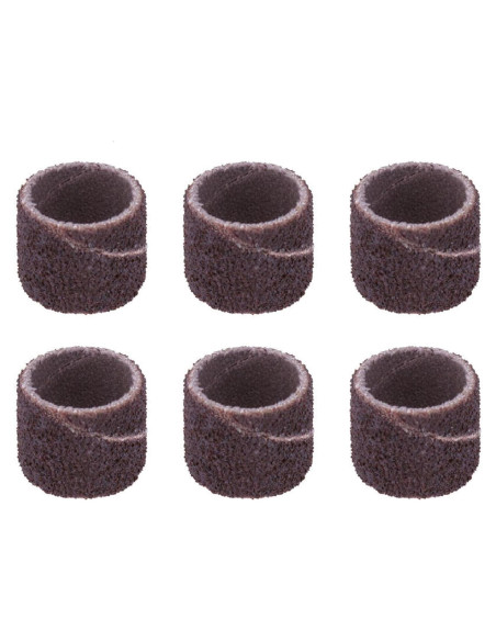 Bandas de Lijado Dremel 408 Grano 60 12.7 mm Paquete de 6