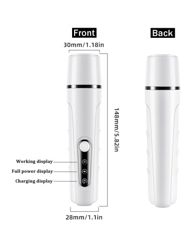 Cortauñas eléctrico AOSU para perros y gatos, silencioso