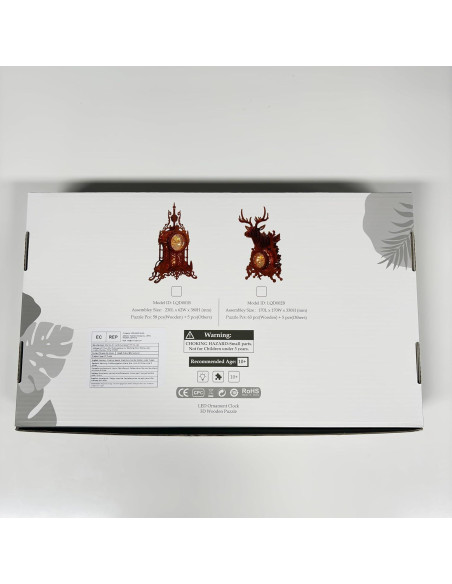 Reloj Torre 3D LED Funpola - Kit DIY de Madera Premium