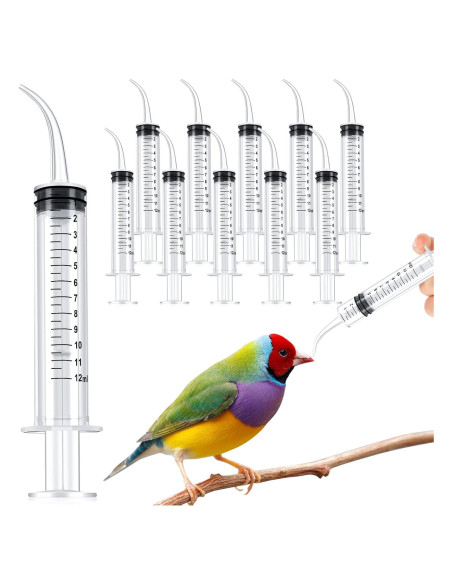 12 Jeringas de Alimentación para Mascotas BBTO 12 ml