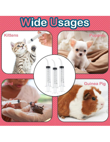 12 Jeringas de Alimentación para Mascotas BBTO 12 ml