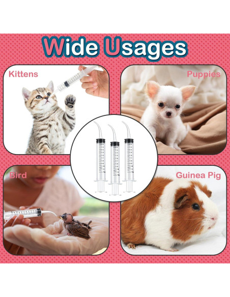 12 Jeringas de Alimentación para Mascotas BBTO 12 ml
