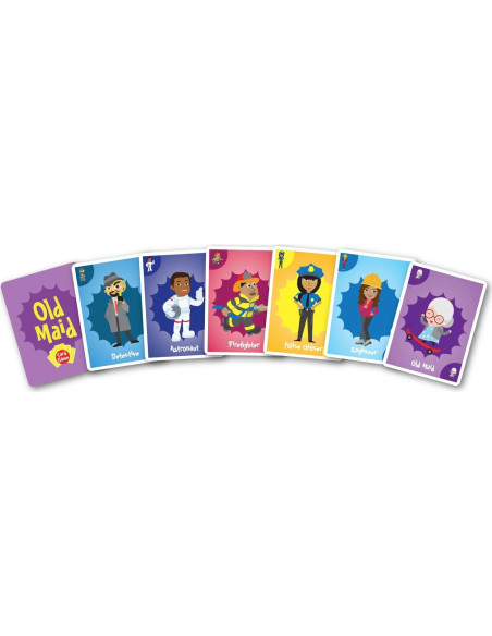 Juego de Cartas Old Maid Jumbo University Games - Para Niños 4+