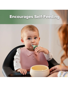 Juego de Cubiertos de Silicona Haakaa Astronauta 3 Piezas 2