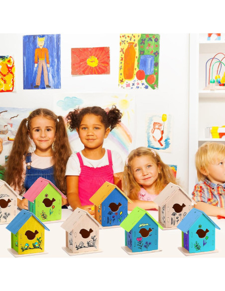 Paquete de 12 Kits de Manualidades para Pájaro DIY Affrolling