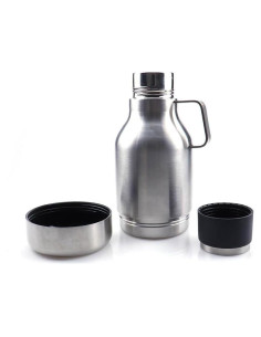 Botella de Agua Aislada BossMonsta 1.18L con Tazón para Mascotas