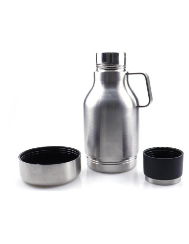 Botella de Agua Aislada BossMonsta 1.18L con Tazón para Mascotas