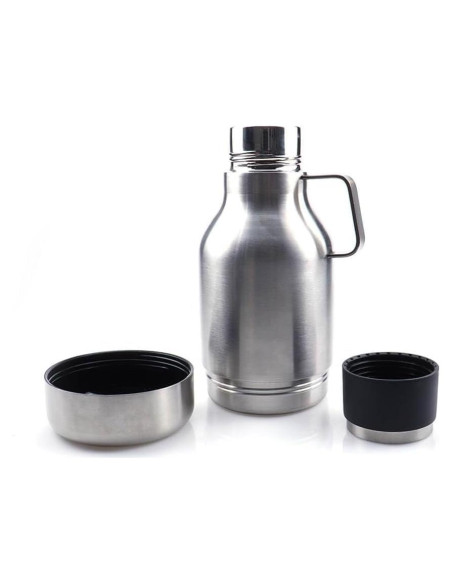 Botella de Agua Aislada BossMonsta 1.18L con Tazón para Mascotas