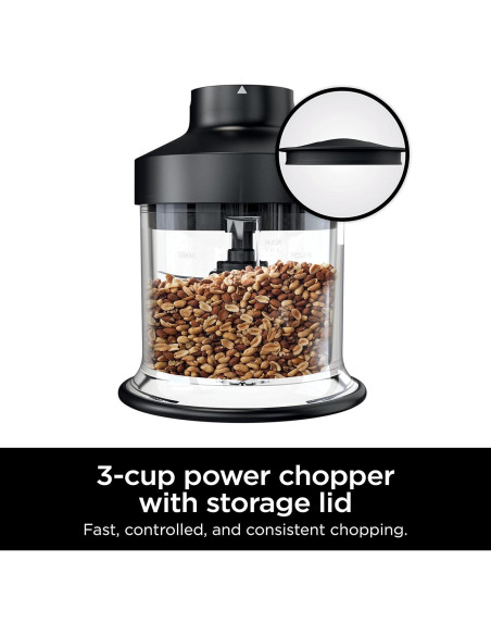 Picadora Ninja XSKKITCHPR de 3 Tazas para Mezclador Power