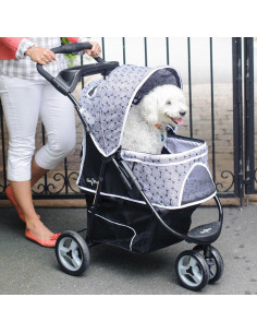 Carrito de Mascotas Gen7Pets Promenade Ónix Negro 22.68 kg 2