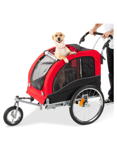 Carrito Remolque para Perros Mejor Opción 2-en-1 30kg