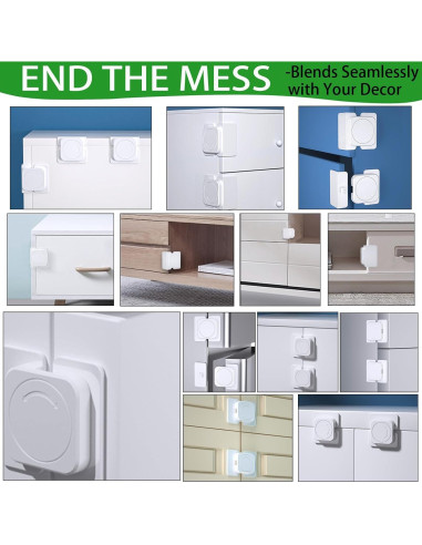 Candados de Seguridad Infantil SHENZHEN - 2 Piezas Adhesivos