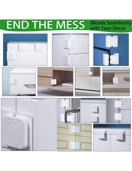 Candados de Seguridad Infantil SHENZHEN - 2 Piezas Adhesivos