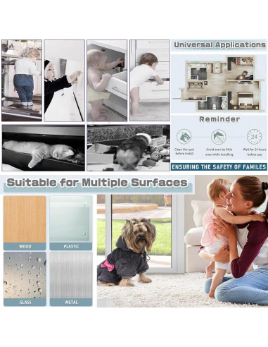 Candados de Seguridad Infantil SHENZHEN - 2 Piezas Adhesivos