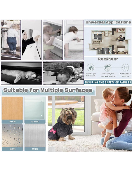 Candados de Seguridad Infantil SHENZHEN - 2 Piezas Adhesivos