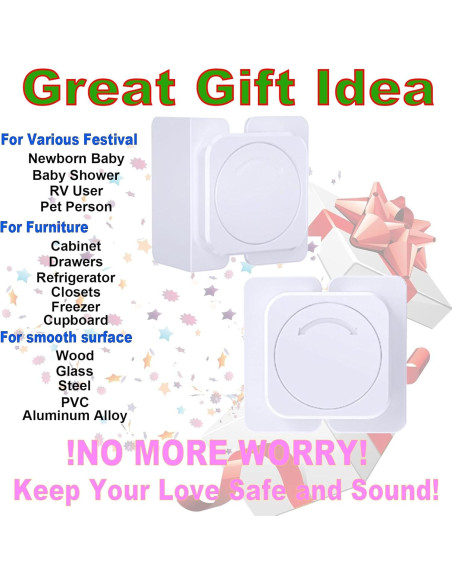 Candados de Seguridad Infantil SHENZHEN - 2 Piezas Adhesivos