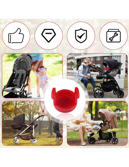 Botones de Repuesto Babyzen YOYO 2 Piezas ABS Rojo