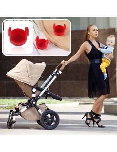 Botones de Repuesto Babyzen YOYO 2 Piezas ABS Rojo