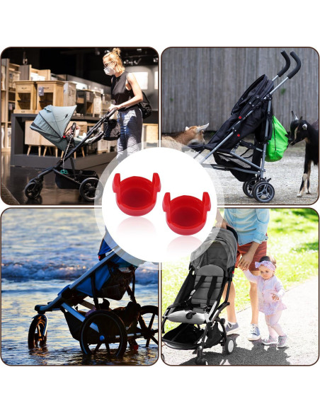 Botones de Repuesto Babyzen YOYO 2 Piezas ABS Rojo