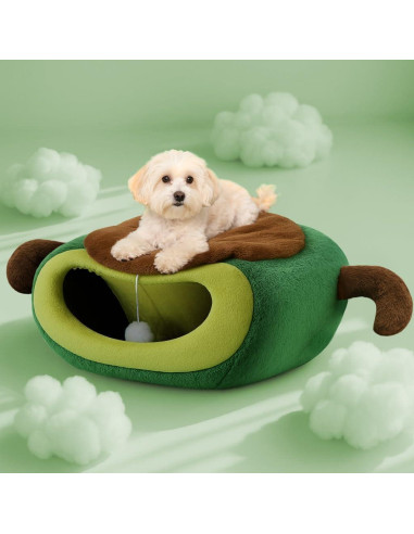 Cama para Gatos y Perros Pequeños MOYMO Aguacate 48.3 cm