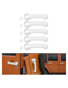 Cubiertas de Manija de Puerta Jeep Wrangler 2007-2017 JeCar 5pcs