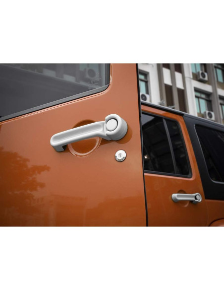 Cubiertas de Manija de Puerta Jeep Wrangler 2007-2017 JeCar 5pcs