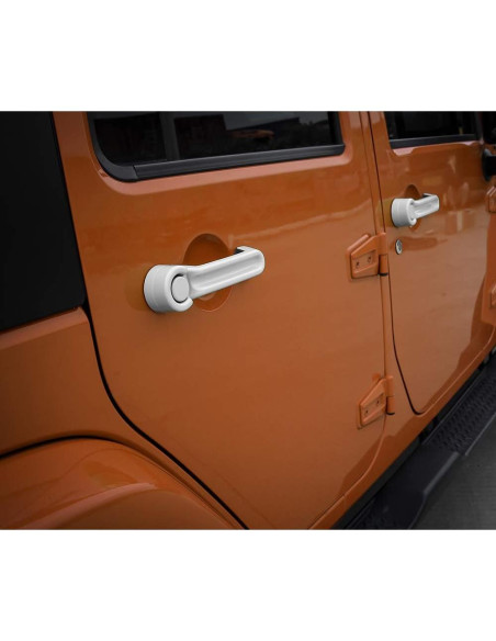 Cubiertas de Manija de Puerta Jeep Wrangler 2007-2017 JeCar 5pcs