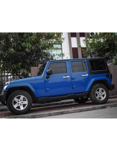 Cubiertas de Manija de Puerta Jeep Wrangler 2007-2017 JeCar 5pcs